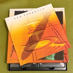 Led Zeppelin 1990 4 Disc CD Box Set w/ Book and Poster